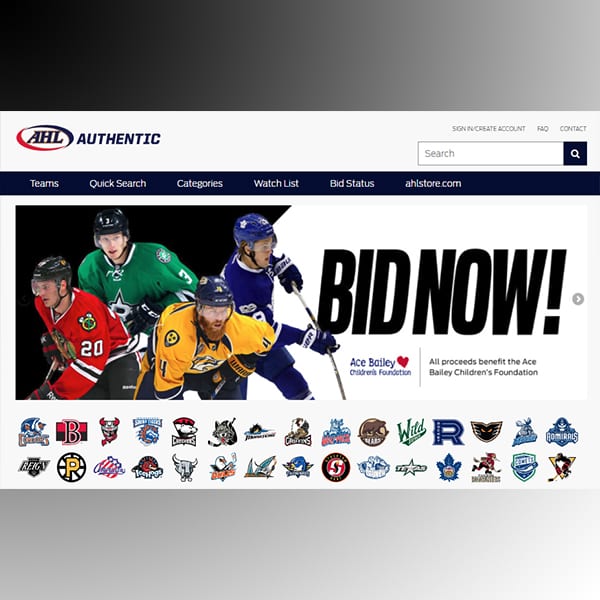 ahl authentic auctions